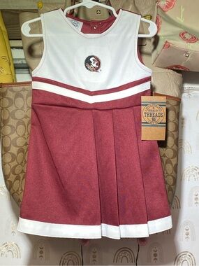 Rivalry Threads Garnet and White Pullover Cheer Dress SEMINOLES FSU